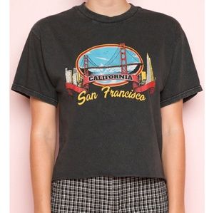 Brandy meville cropped tee, one size